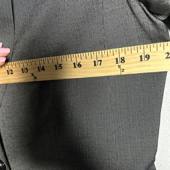 Tahari Arthur S. Levine Womens Gray 1 Button Blazer Pant Suit Set Size 10 - Picture 7 of 14